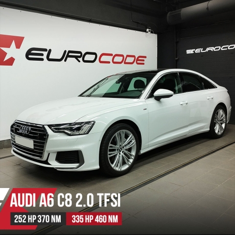 Чип тюнинг Audi A6 C8 45TFSI DLHB 252hp